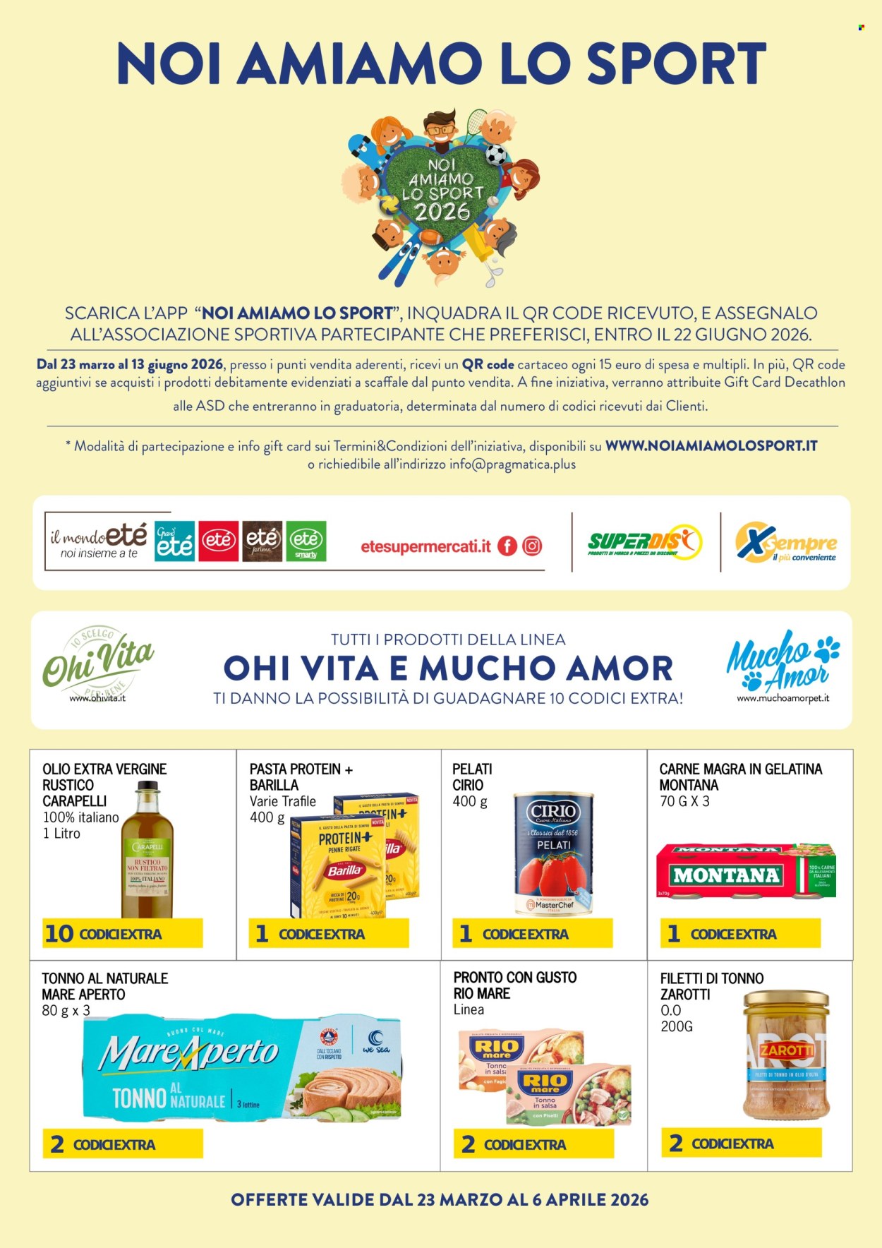 Volantino Eté - 23/3/2026 - 6/4/2026. Pagina 1