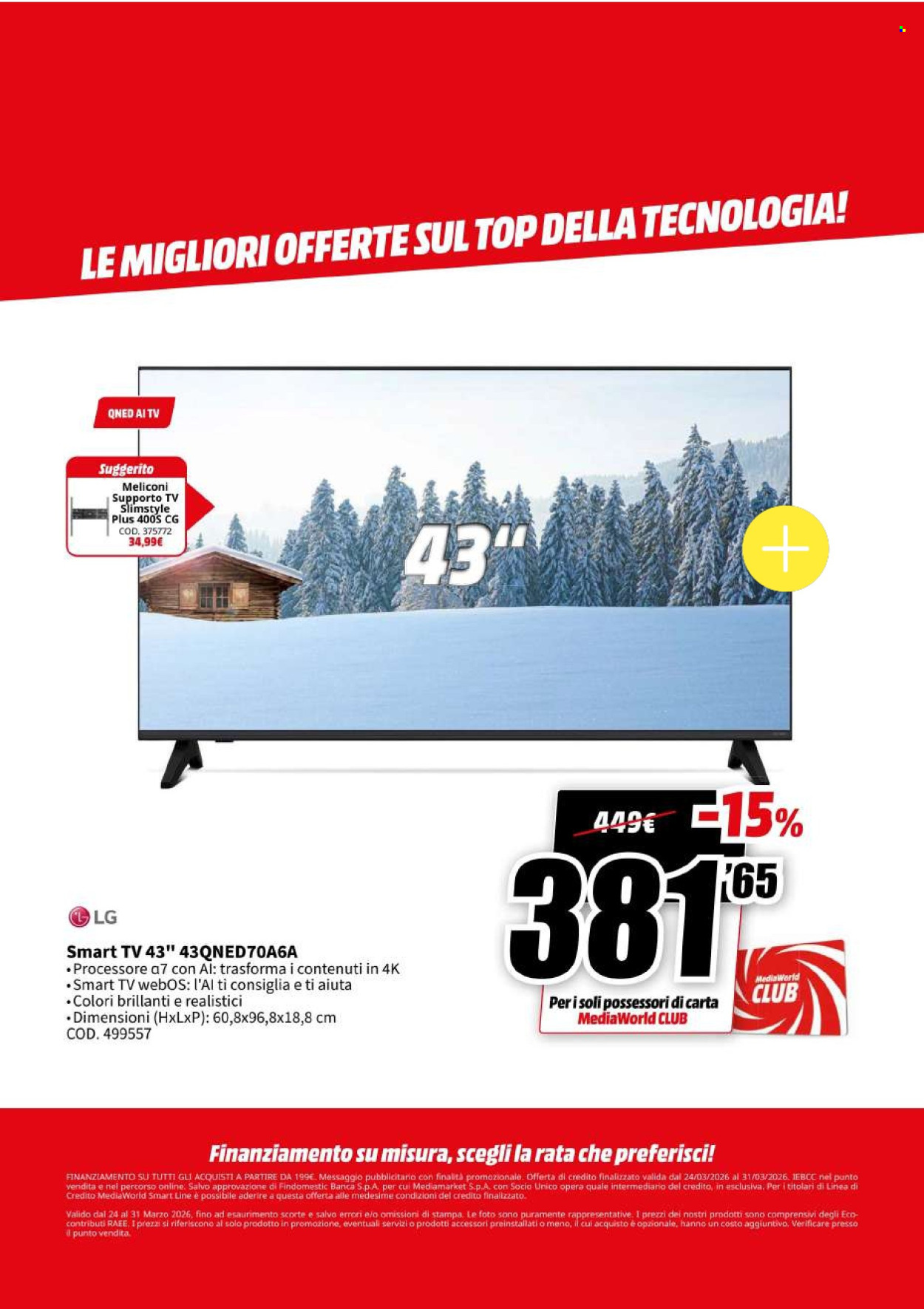 Volantino MediaWorld - 24/3/2026 - 31/3/2026. Pagina 5