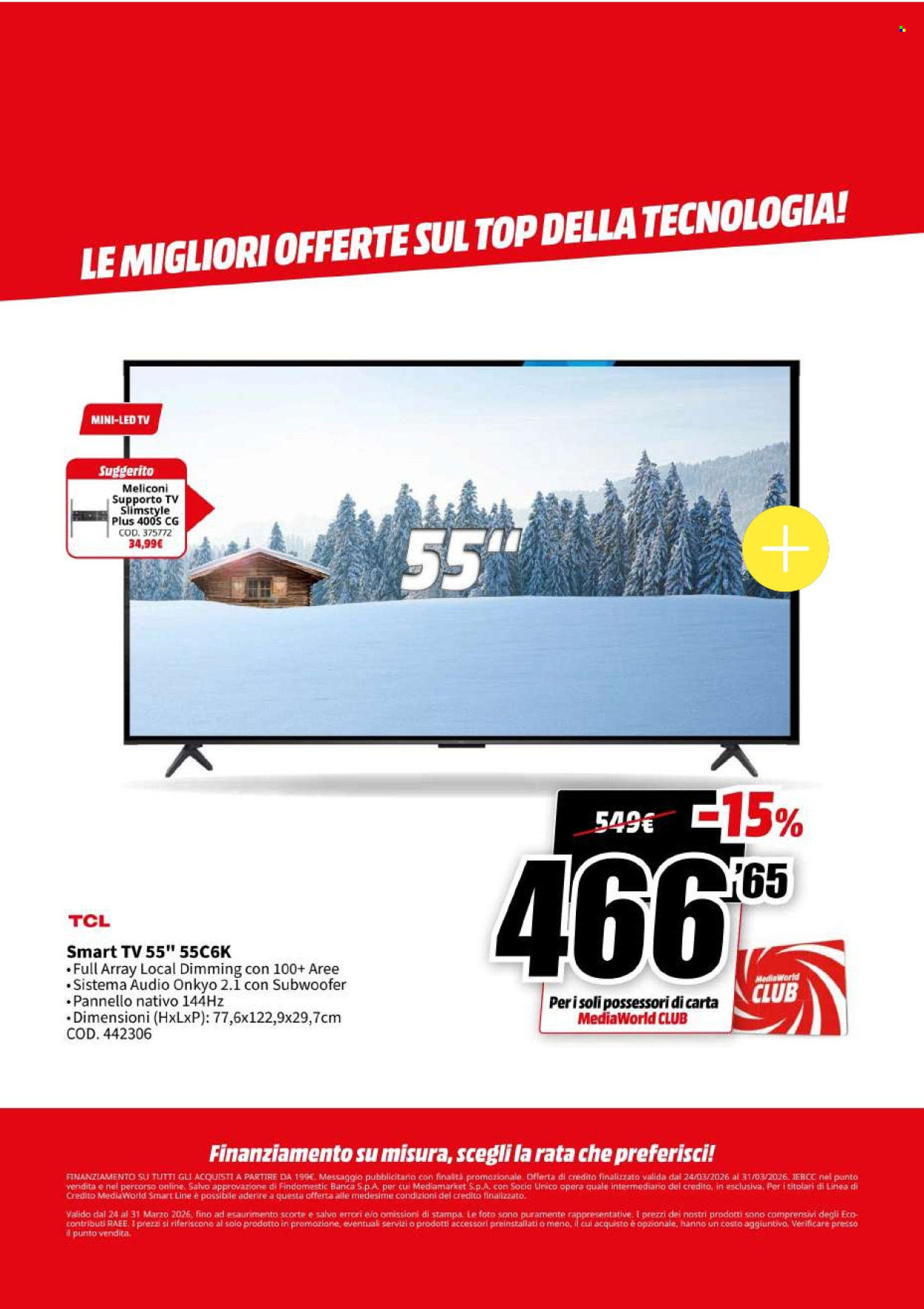 Volantino MediaWorld - 24/3/2026 - 31/3/2026. Pagina 6