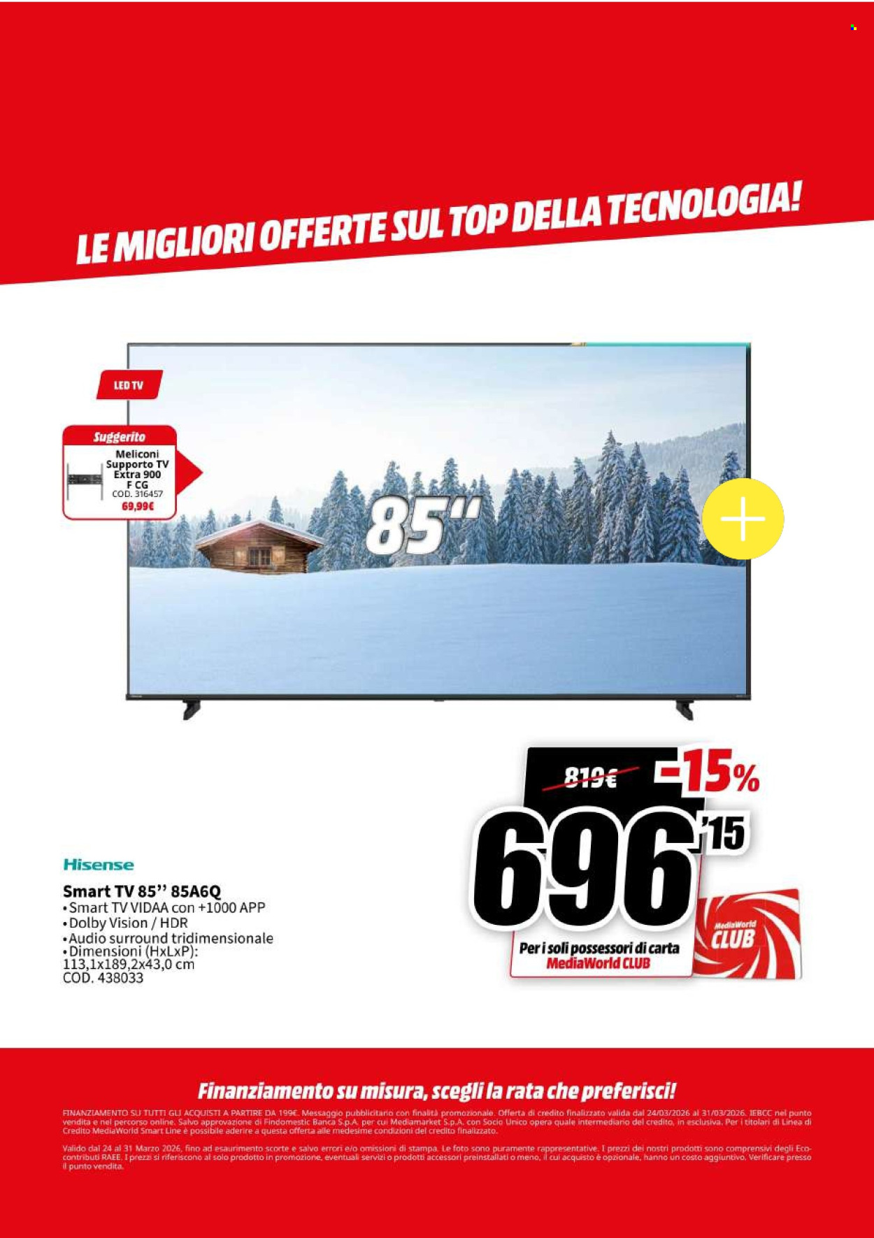 Volantino MediaWorld - 24/3/2026 - 31/3/2026. Pagina 8