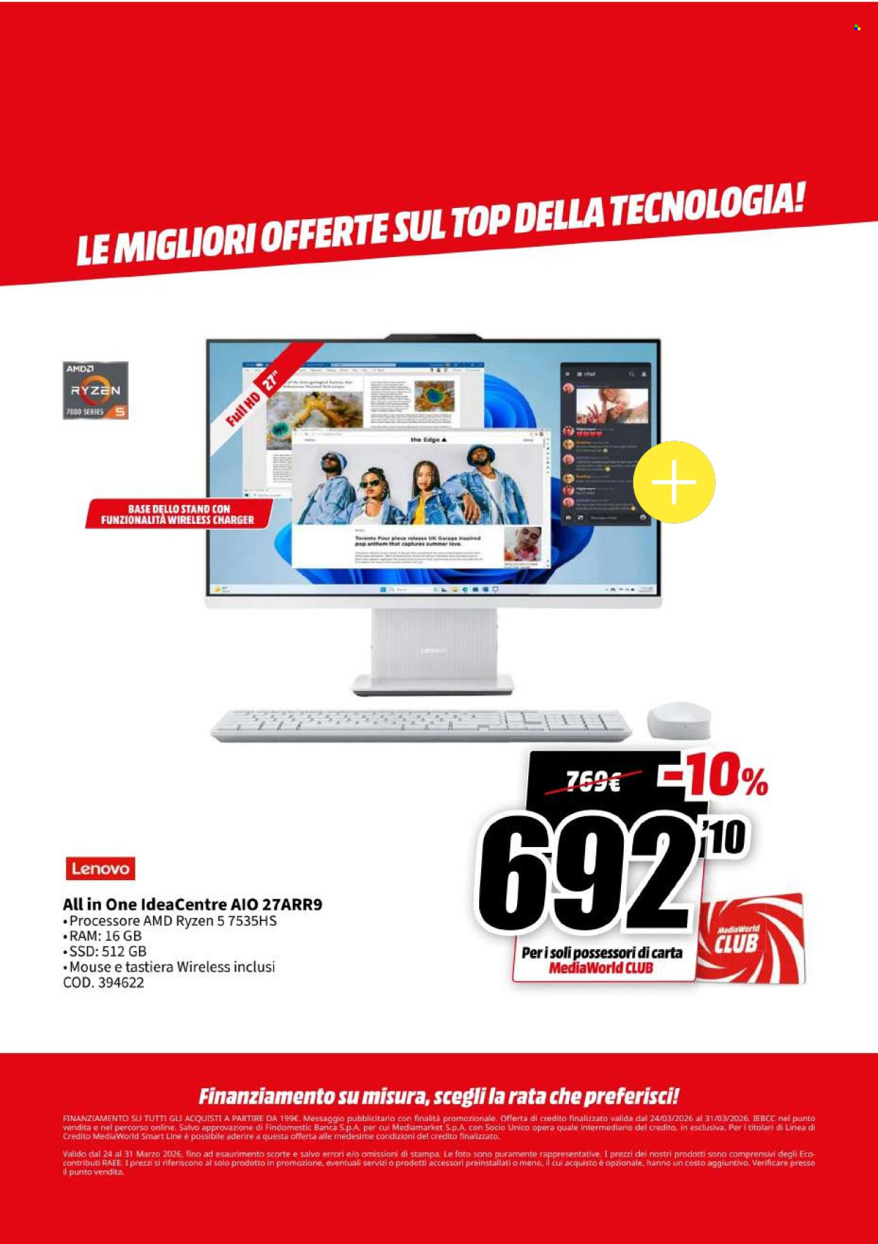 Volantino MediaWorld - 24/3/2026 - 31/3/2026. Pagina 15