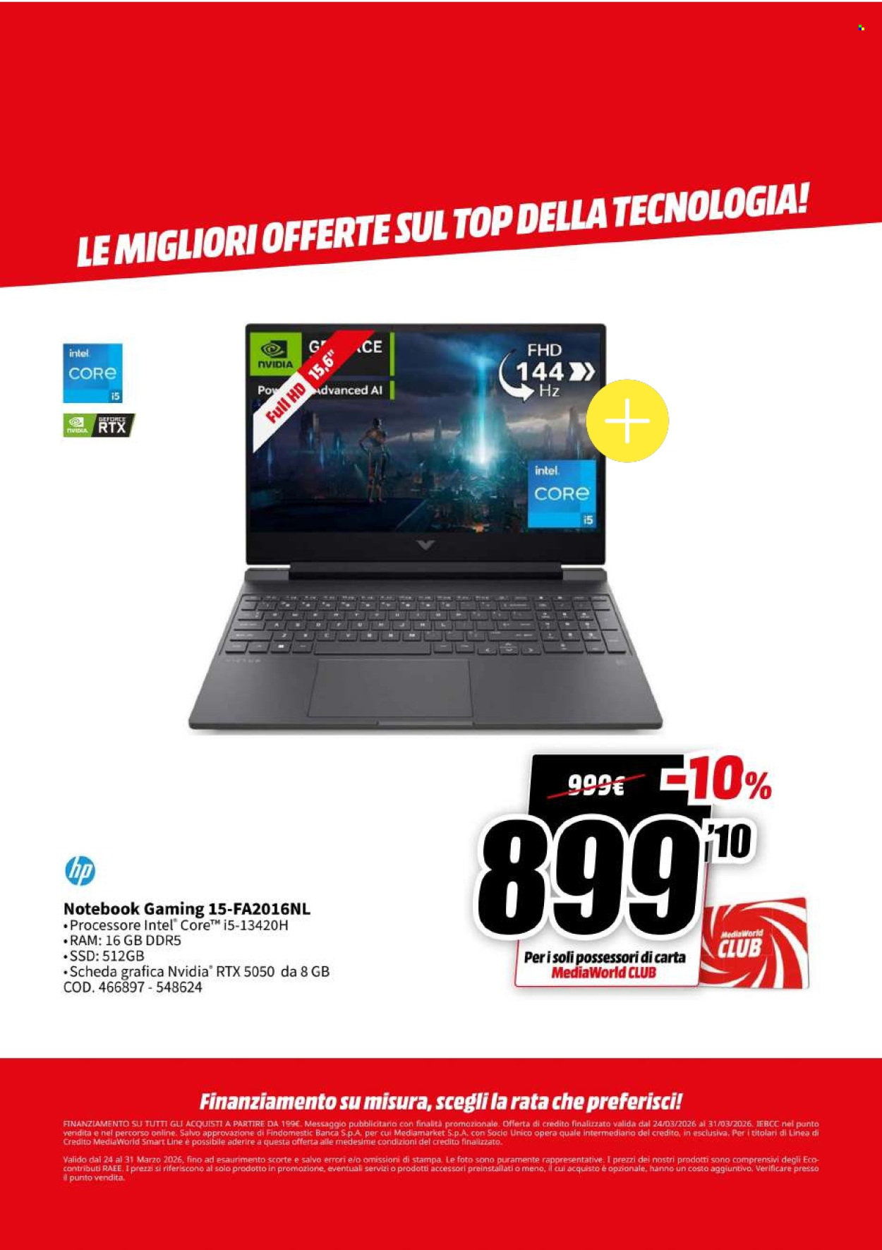 Volantino MediaWorld - 24/3/2026 - 31/3/2026. Pagina 21
