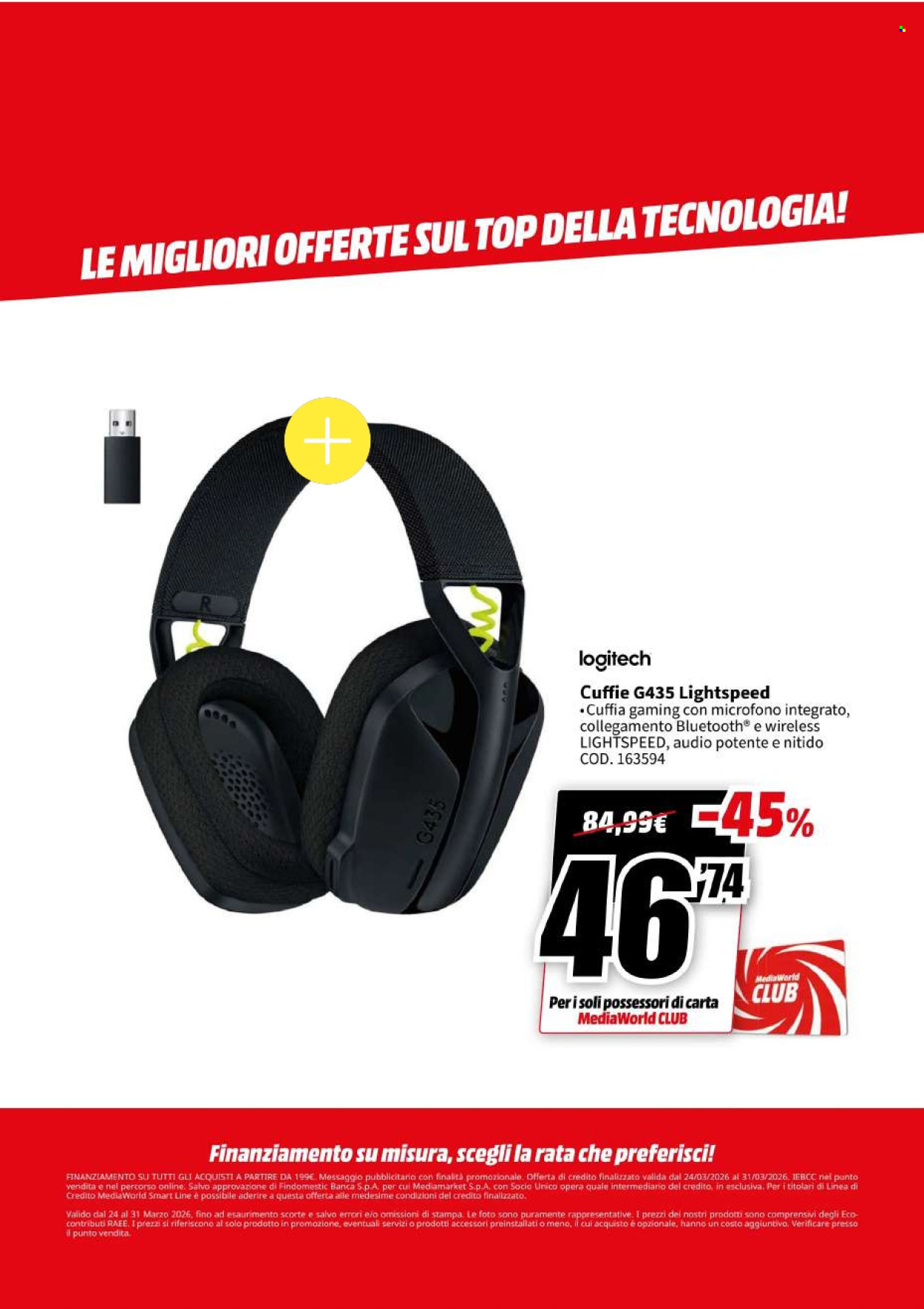 Volantino MediaWorld - 24/3/2026 - 31/3/2026. Pagina 23