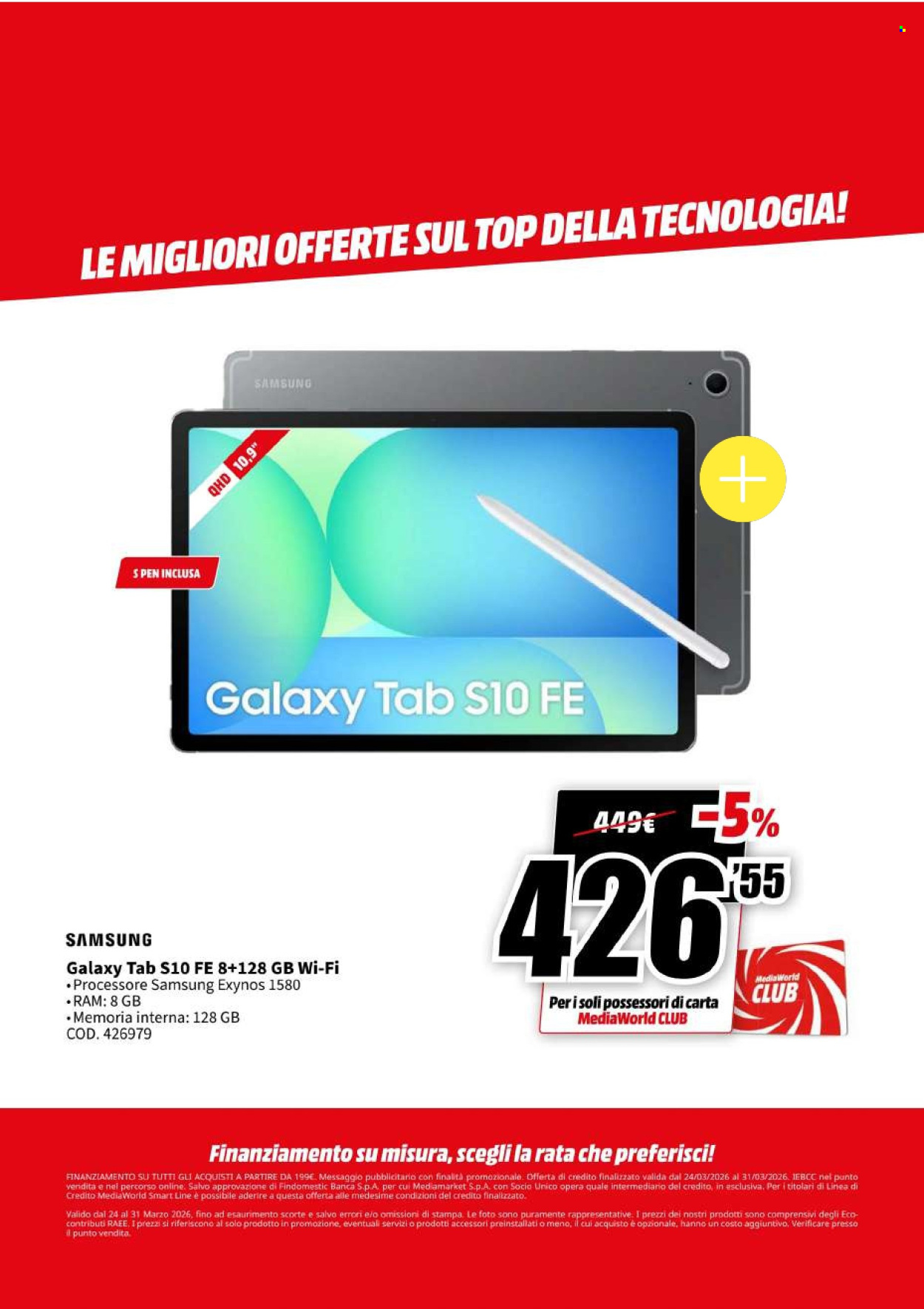 Volantino MediaWorld - 24/3/2026 - 31/3/2026. Pagina 30