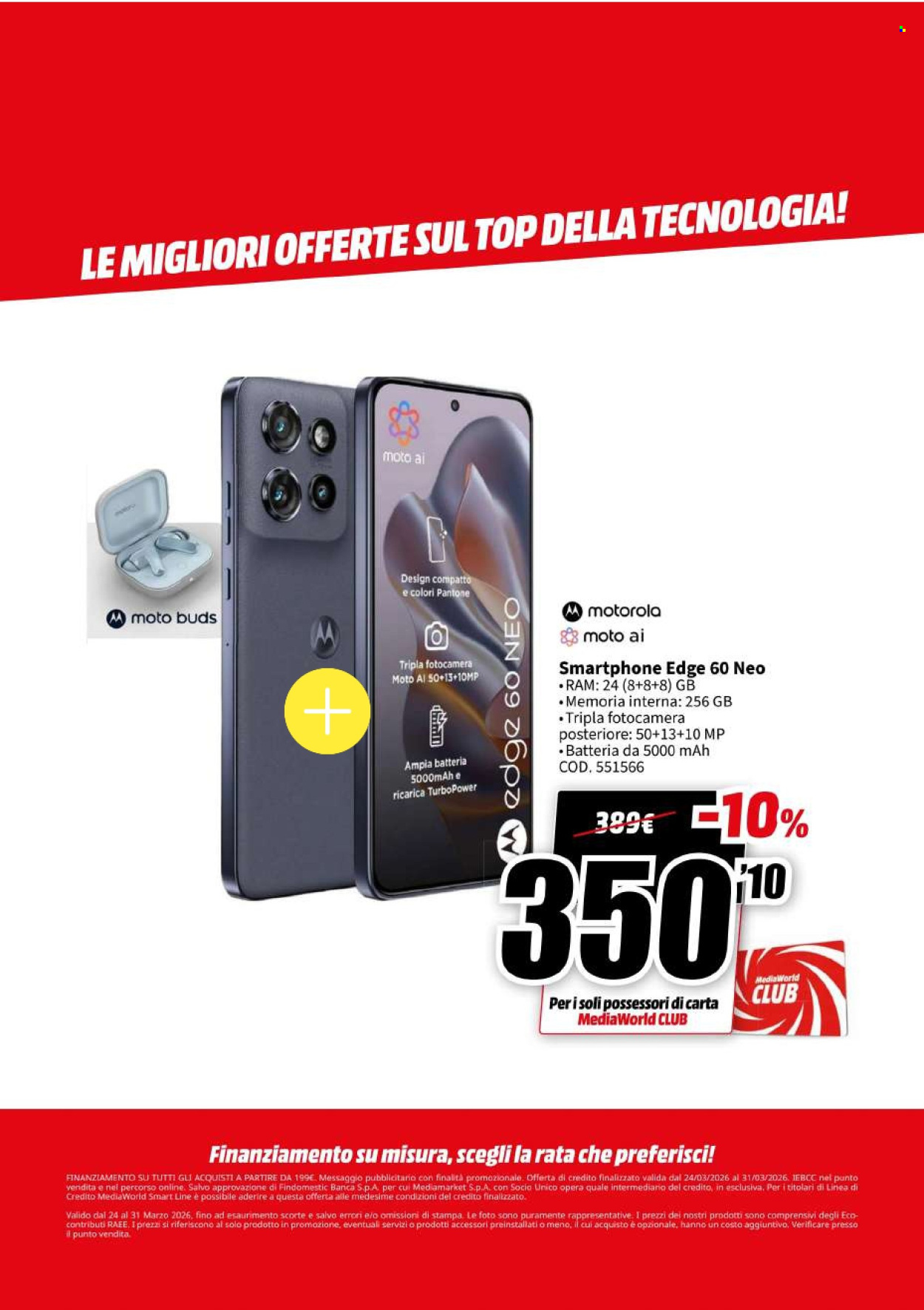 Volantino MediaWorld - 24/3/2026 - 31/3/2026. Pagina 38