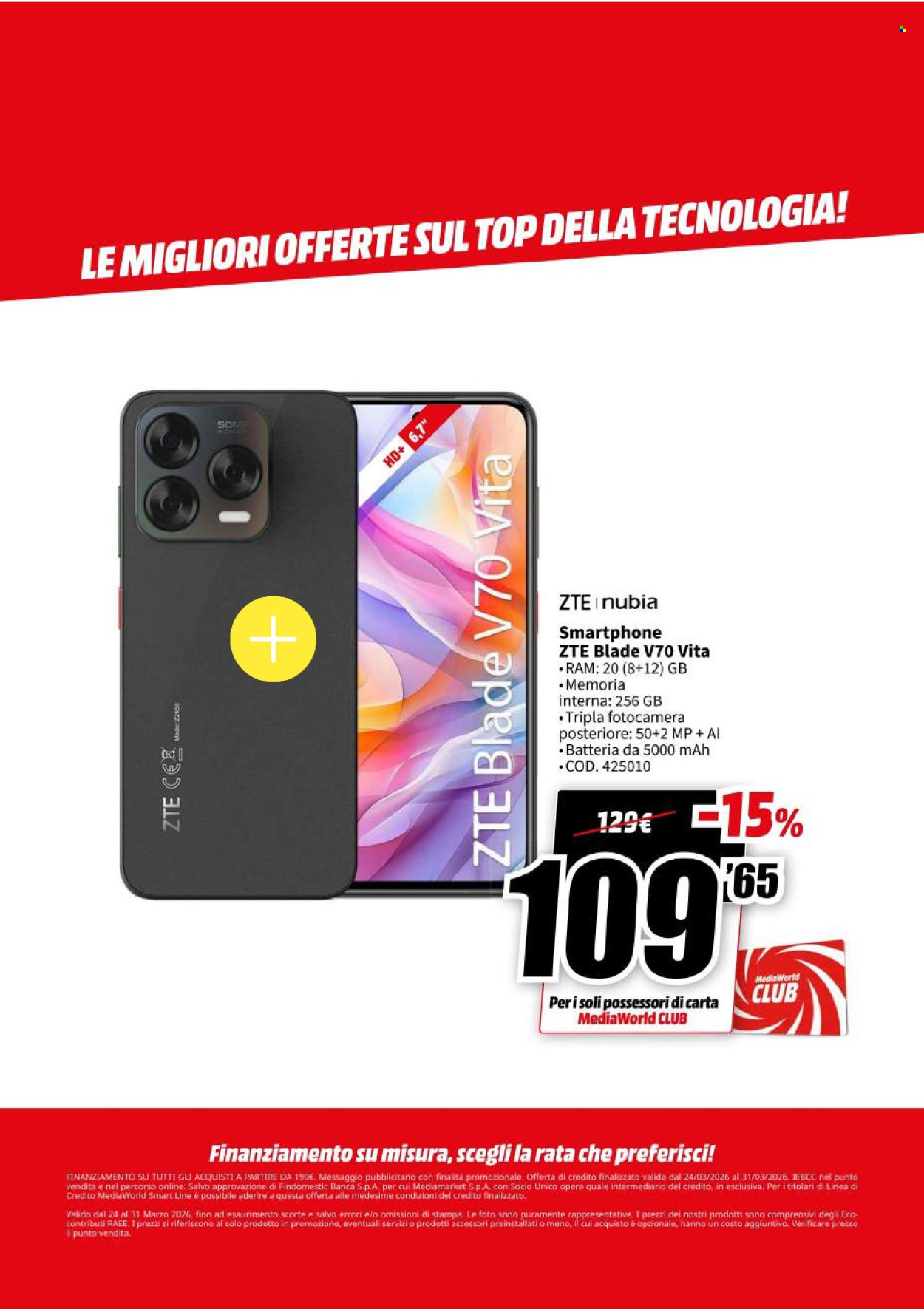 Volantino MediaWorld - 24/3/2026 - 31/3/2026. Pagina 39