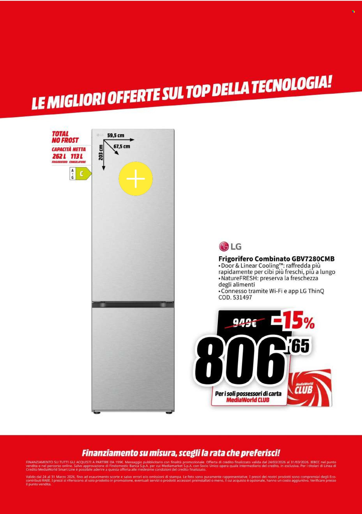 Volantino MediaWorld - 24/3/2026 - 31/3/2026. Pagina 49