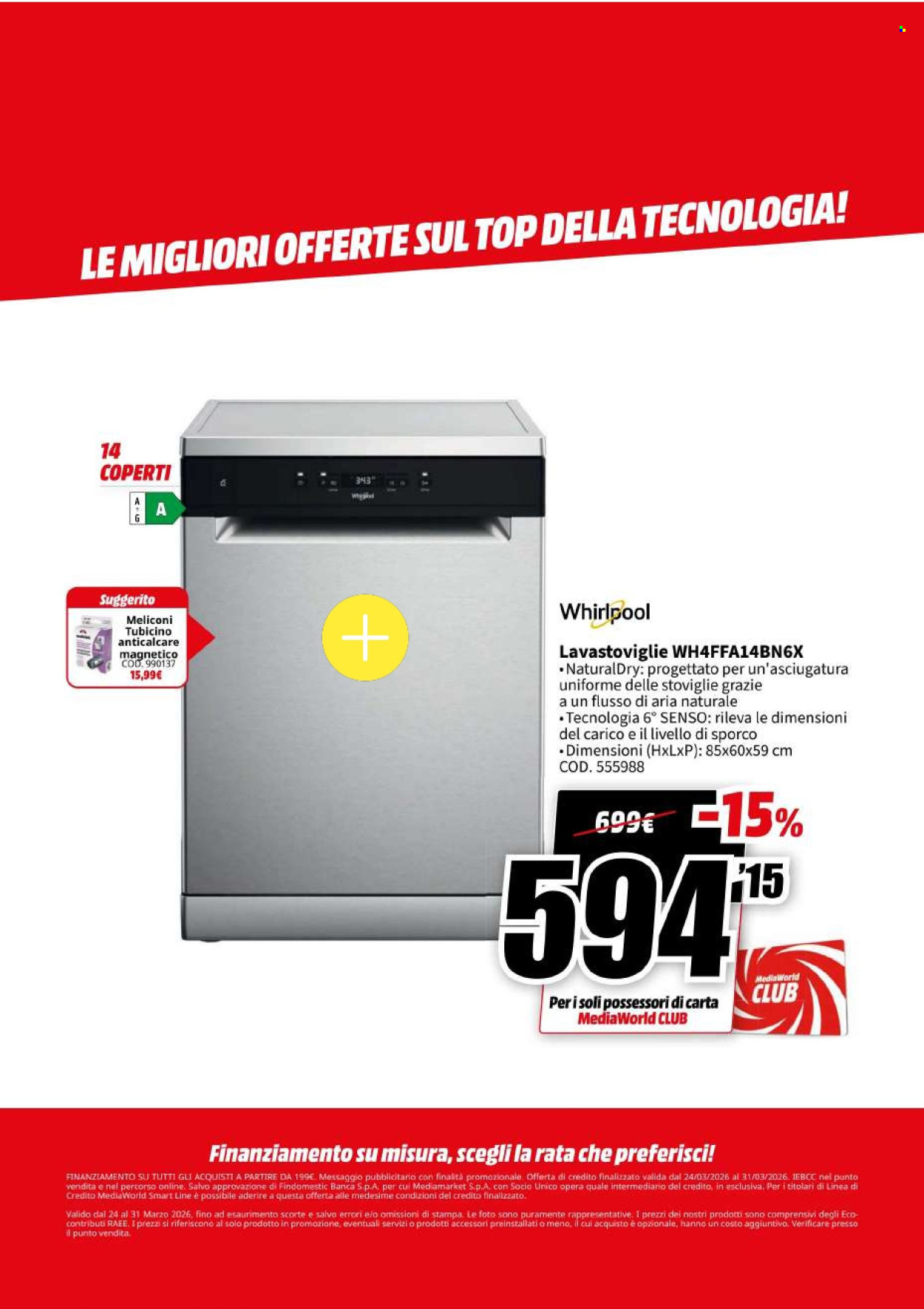 Volantino MediaWorld - 24/3/2026 - 31/3/2026. Pagina 54