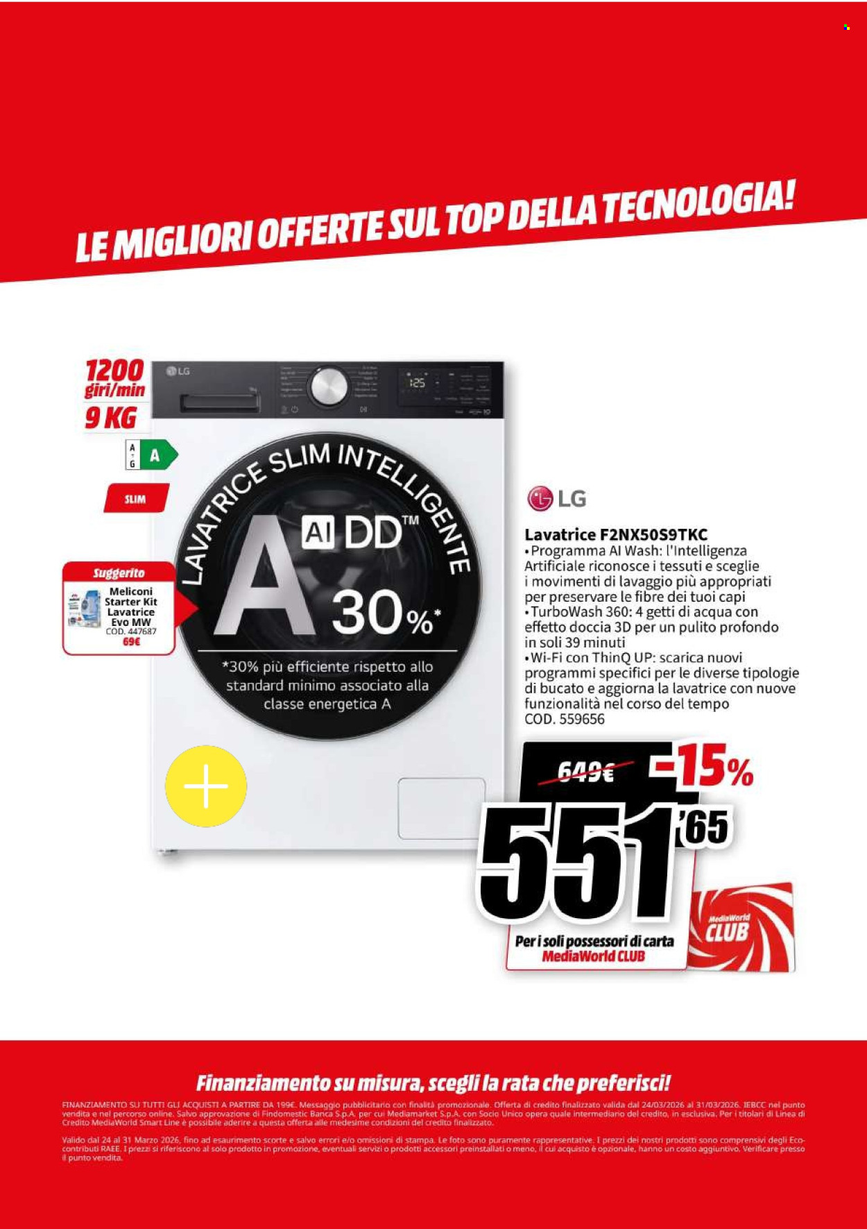 Volantino MediaWorld - 24/3/2026 - 31/3/2026. Pagina 55