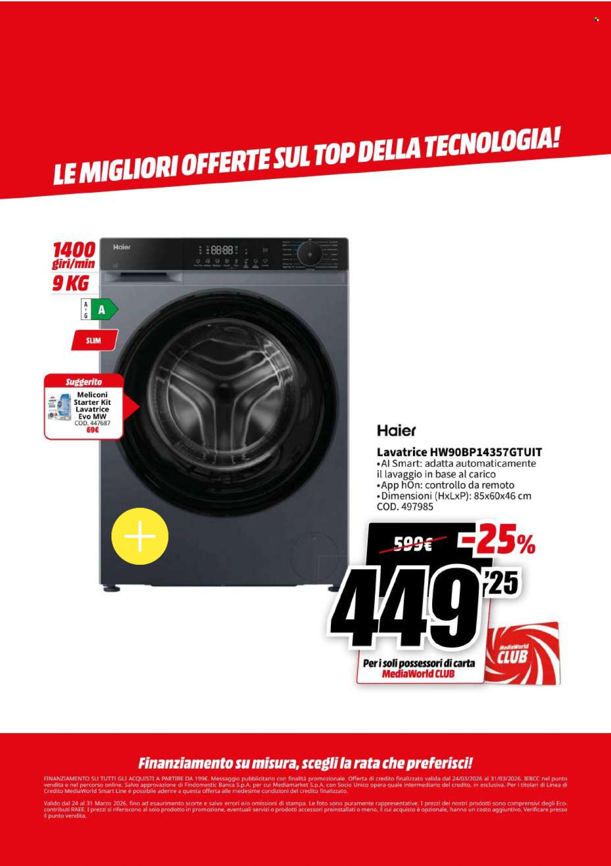 Volantino MediaWorld - 24/3/2026 - 31/3/2026. Pagina 57