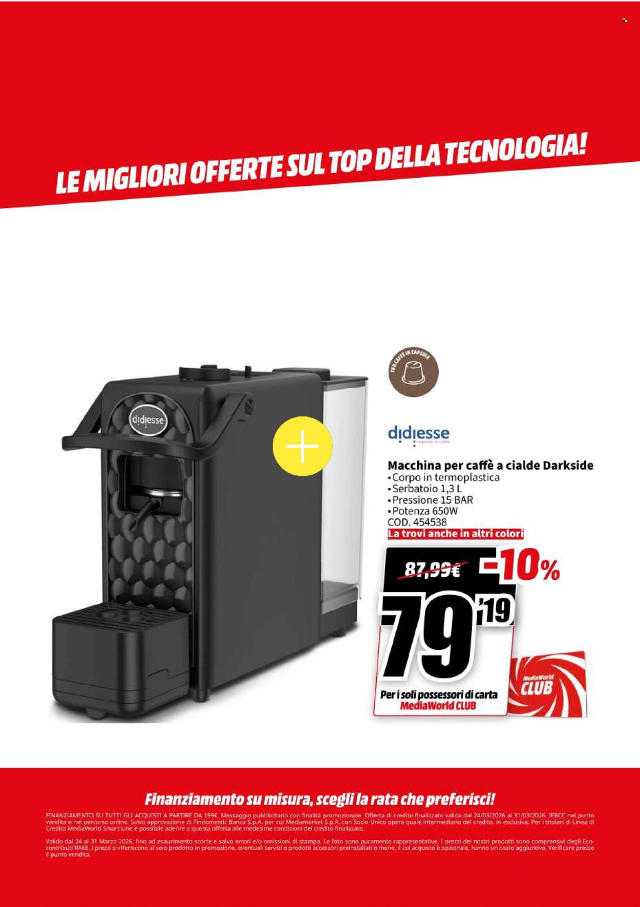Volantino MediaWorld - 24/3/2026 - 31/3/2026. Pagina 67