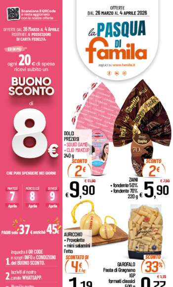 Volantino Famila - 26/3/2026 - 4/4/2026.