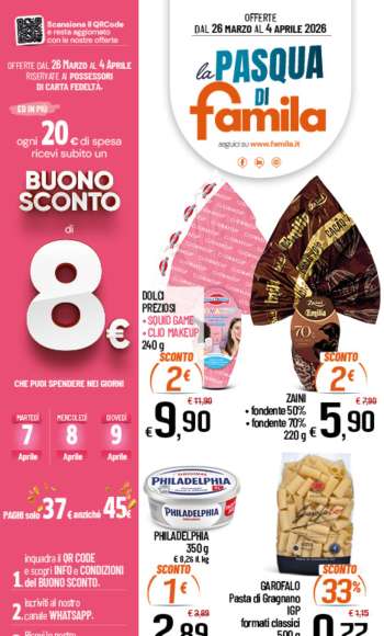 Volantino Famila - 26/3/2026 - 4/4/2026.
