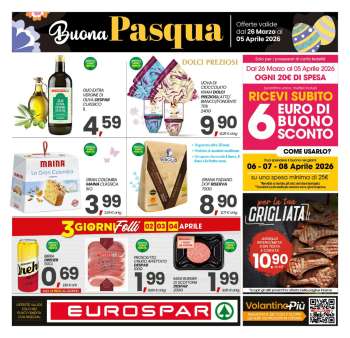 Volantino Eurospar - 26/3/2026 - 5/4/2026.