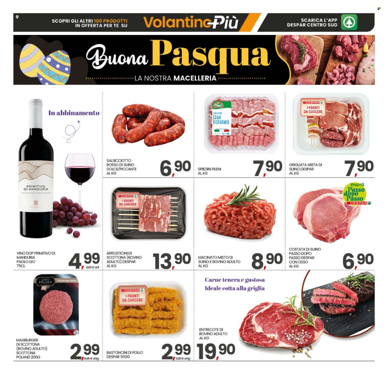 Volantino Eurospar - 26/3/2026 - 5/4/2026. Pagina 9