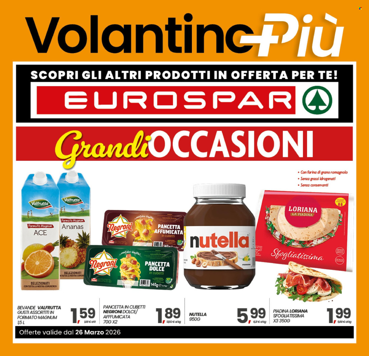 Volantino Eurospar - 26/3/2026 - 5/4/2026. Pagina 20
