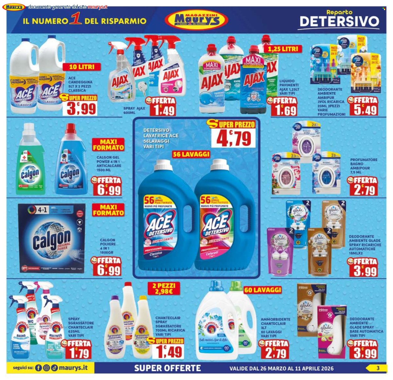 Volantino Maury's - 26/3/2026 - 11/4/2026. Pagina 3