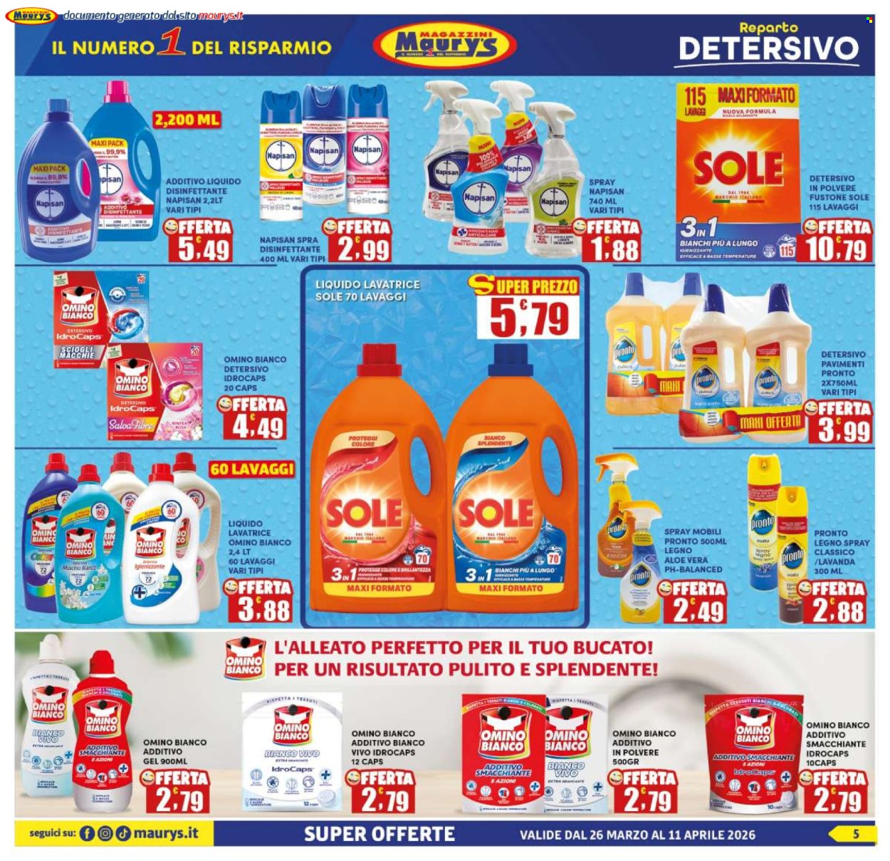 Volantino Maury's - 26/3/2026 - 11/4/2026. Pagina 5
