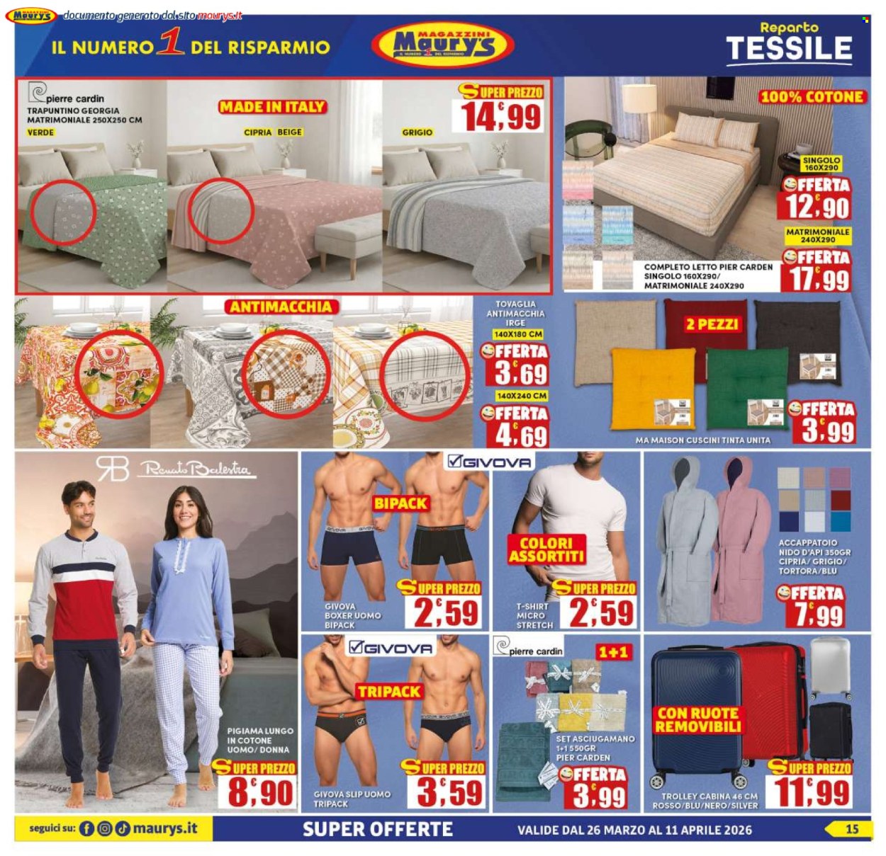 Volantino Maury's - 26/3/2026 - 11/4/2026. Pagina 15