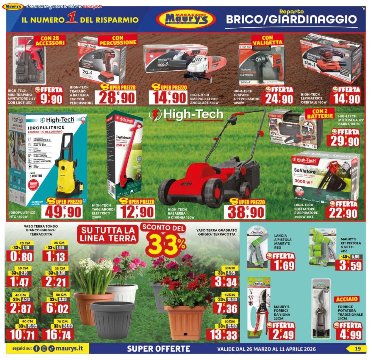Volantino Maury's - 26/3/2026 - 11/4/2026. Pagina 19