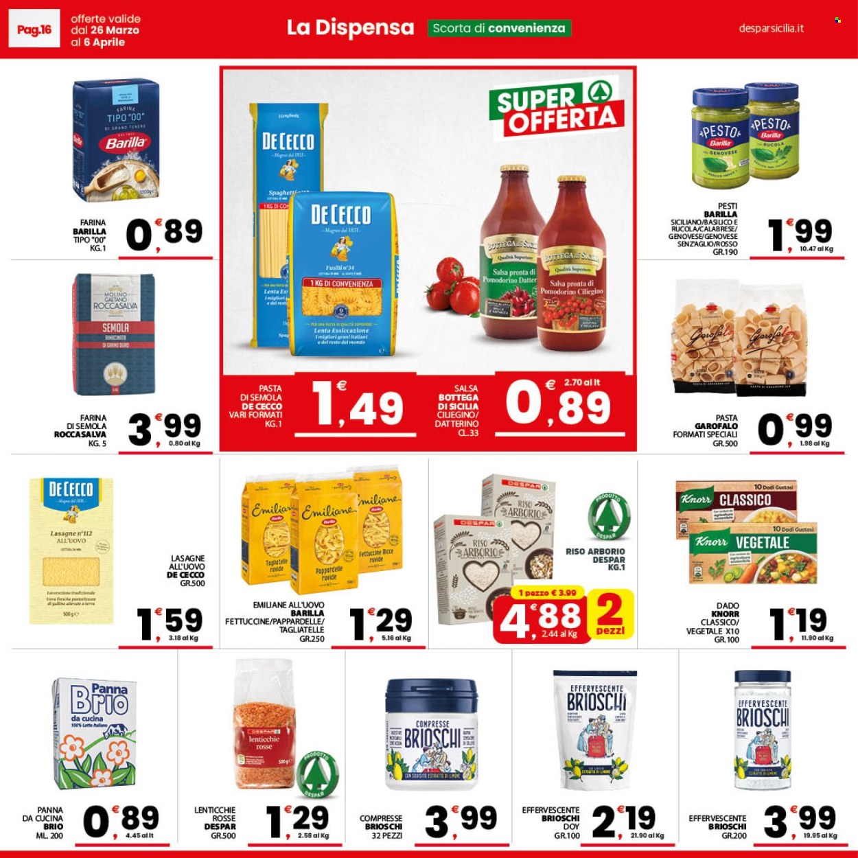 Volantino Despar - 26/3/2026 - 6/4/2026. Pagina 16