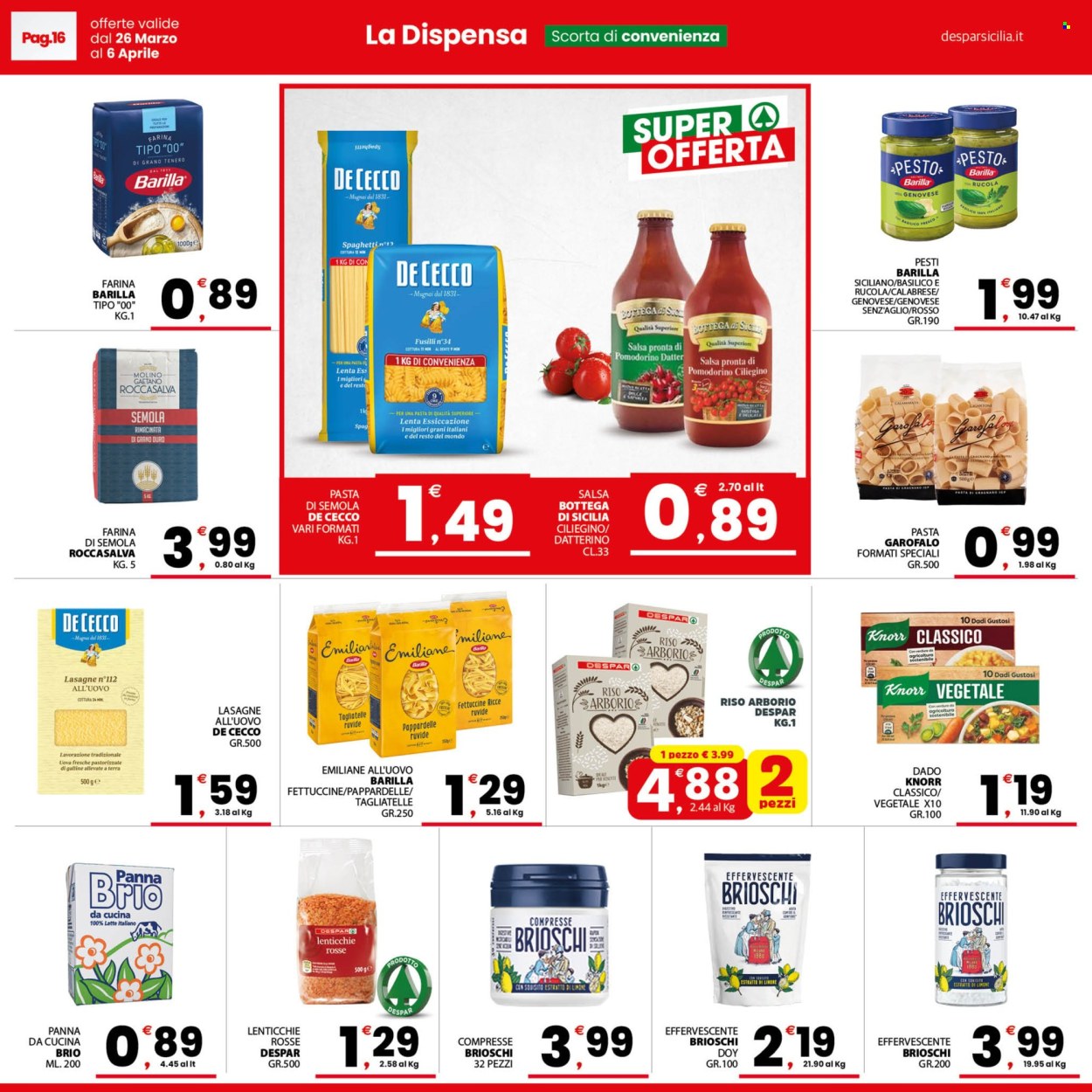 Volantino Despar - 26/3/2026 - 6/4/2026. Pagina 16