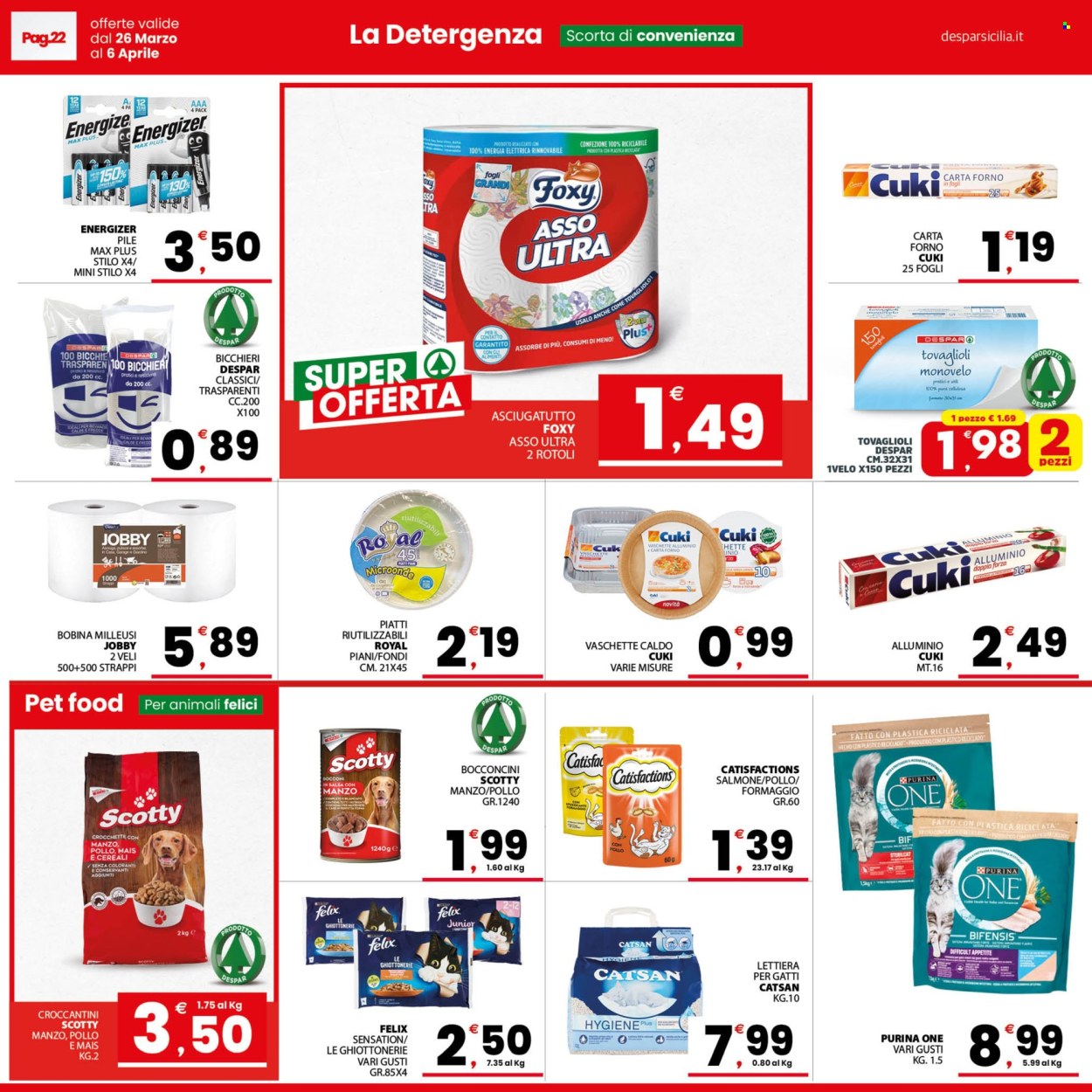 Volantino Despar - 26/3/2026 - 6/4/2026. Pagina 22