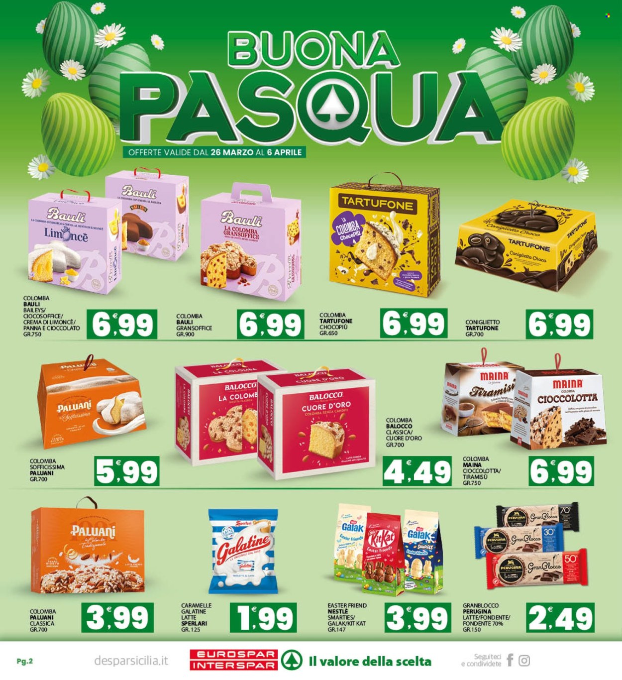 Volantino Eurospar - 26/3/2026 - 6/4/2026. Pagina 2