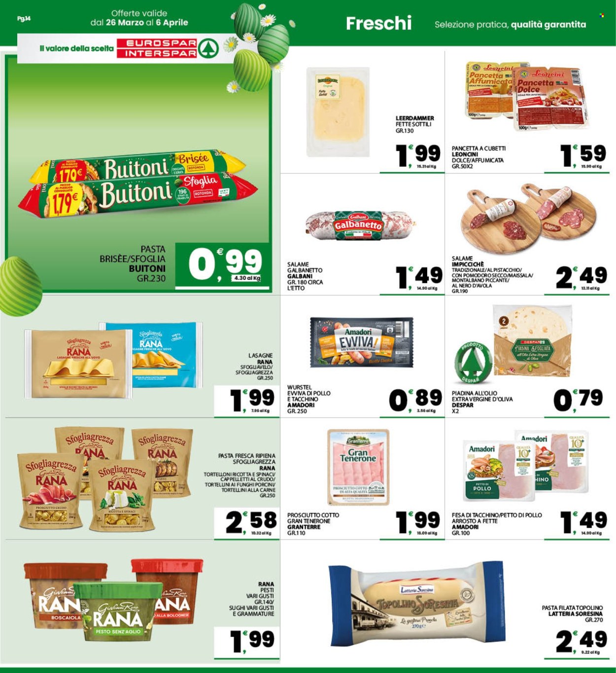 Volantino Eurospar - 26/3/2026 - 6/4/2026. Pagina 14