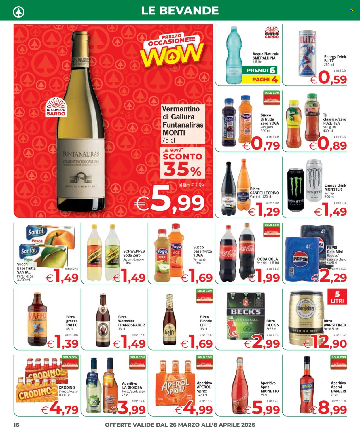 Volantino Eurospar - 26/3/2026 - 8/4/2026. Pagina 16