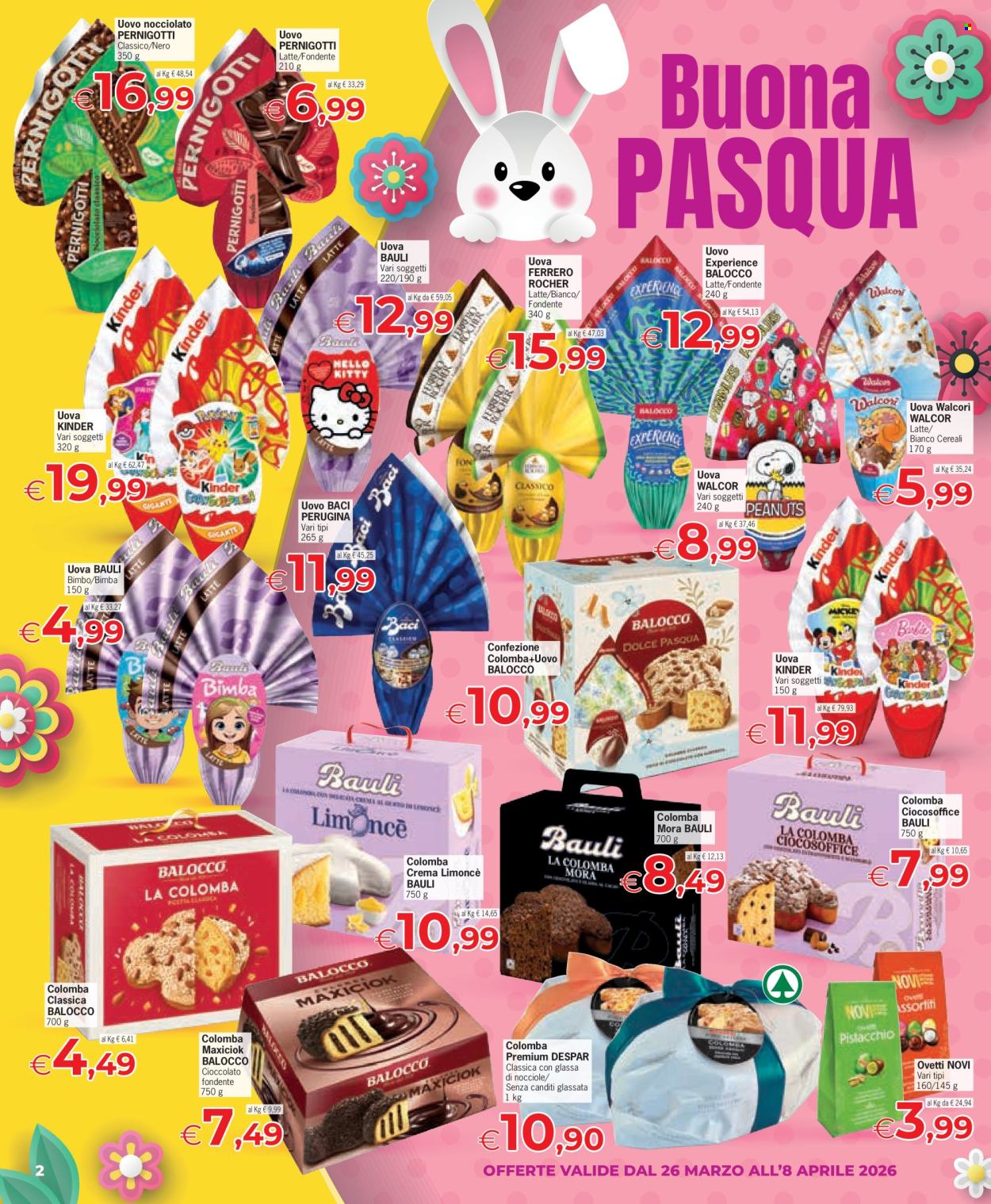 Volantino Eurospar - 26/3/2026 - 8/4/2026. Pagina 2