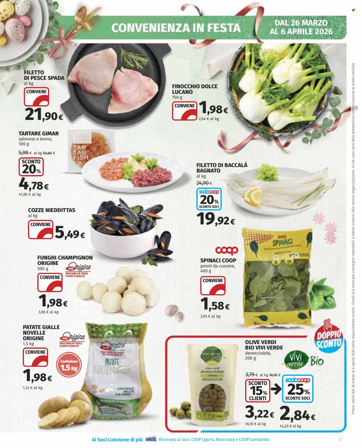 Volantino Coop - 26/3/2026 - 6/4/2026. Pagina 13