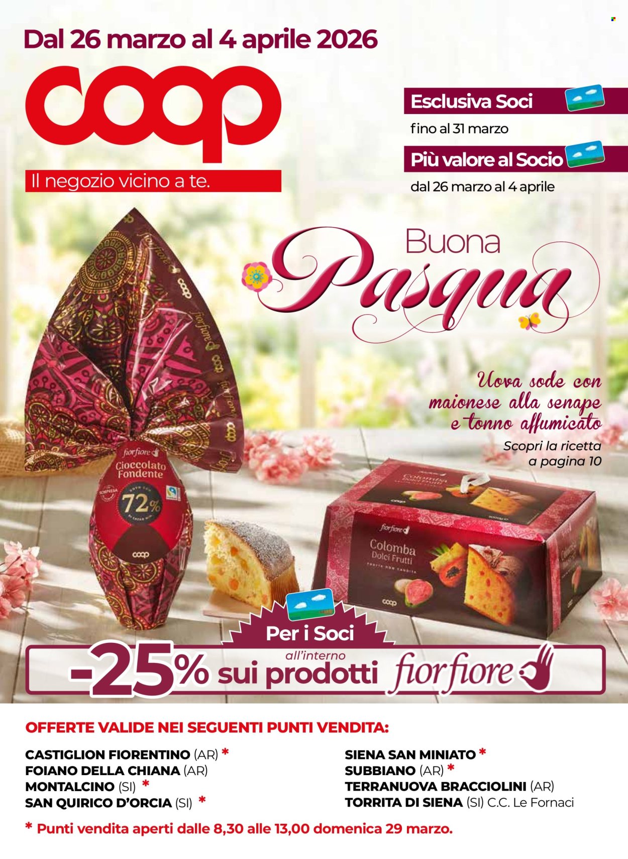 Volantino Coop - 26/3/2026 - 4/4/2026. Pagina 1