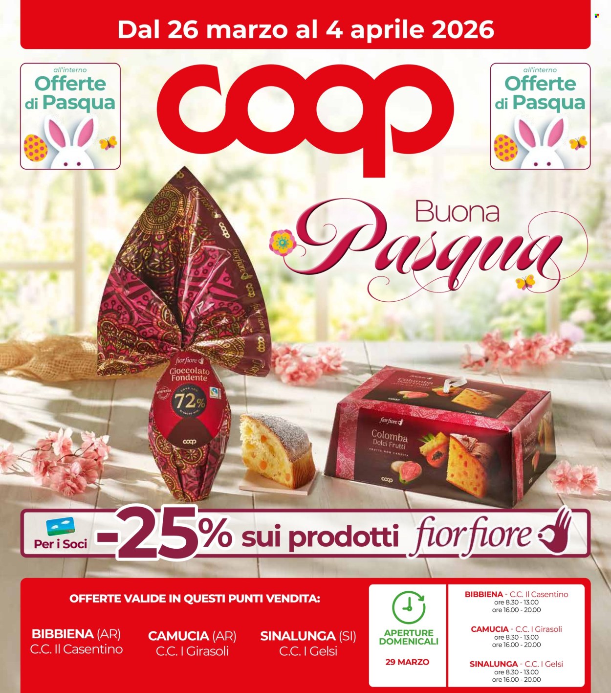 Volantino Coop - 26/3/2026 - 4/4/2026. Pagina 1