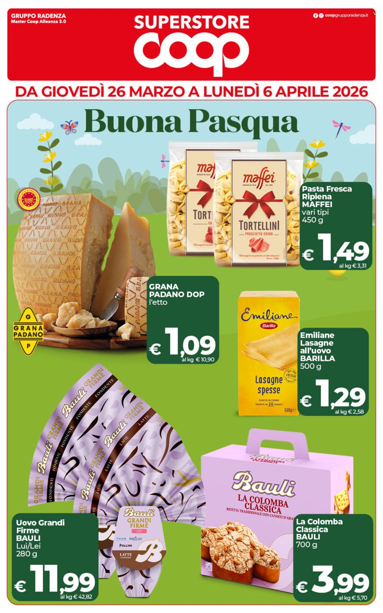 Volantino Coop - 26/3/2026 - 6/4/2026. Pagina 1