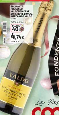 SPUMANTE PROSECCO VALDOBBIADENE SUPERIORE D.O.C.G. MARCA ORO VALDO