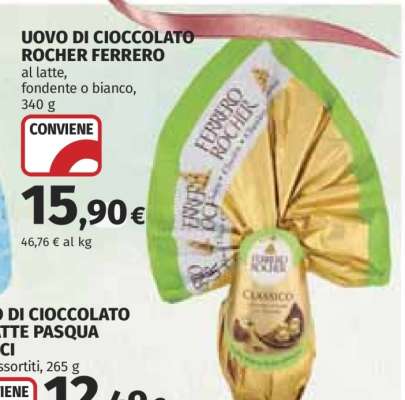 UOVO DI CIOCCOLATO ROCHER FERRERO