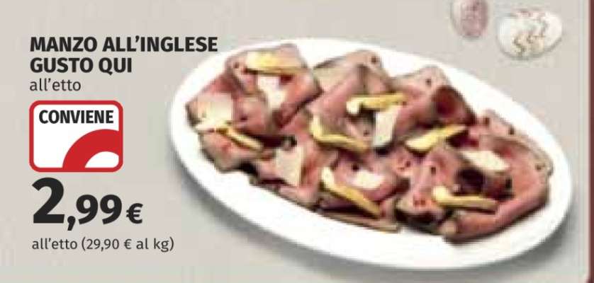 Manzo all'inglese Gusto Qui