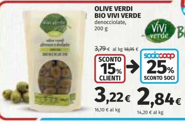 OLIVE VERDI BIO VIVI VERDE