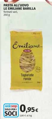 PASTA ALL'UOVO LE EMILIANE BARILLA