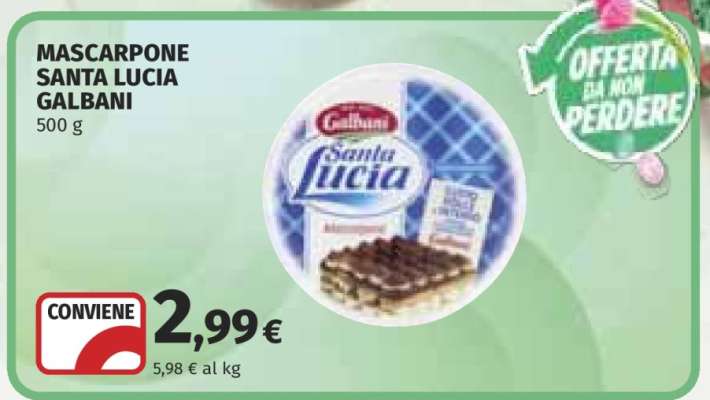 Mascarpone Santa Lucia Galbani