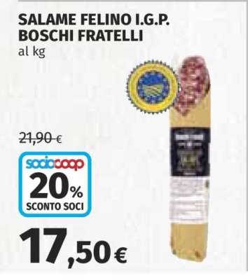 SALAME FELINO I.G.P. BOSCHI FRATELLI