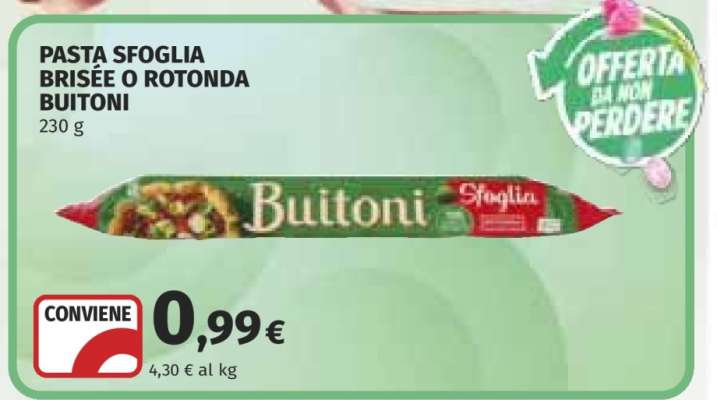 PASTA SFOGLIA BRISEE O ROTONDA BUITONI