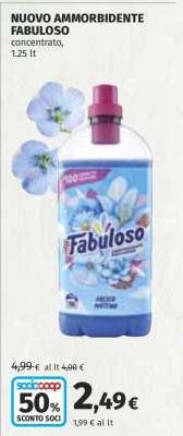 NUOVO AMMORBIDENTE FABULOSO