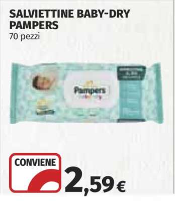Salviettine Baby-Dry Pampers