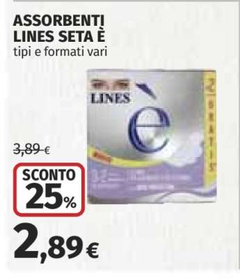 ASSORBENTI LINES SETA È