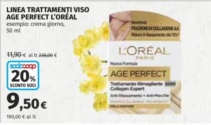 LINEA TRATTAMENTI VISO AGE PERFECT L'ORÉAL