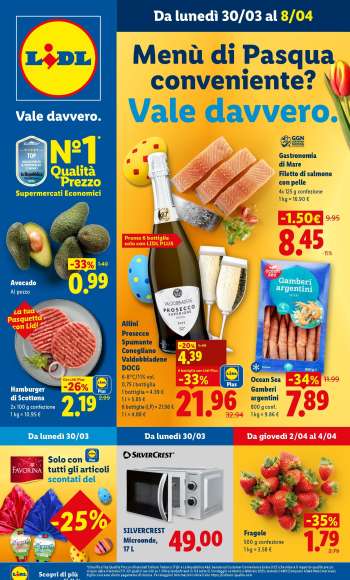Volantino Lidl - 30/3/2026 - 8/4/2026.
