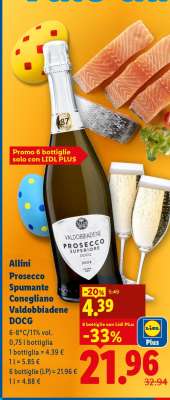 Allini Prosecco Spumante Conegliano Valdobbiadene DOCG