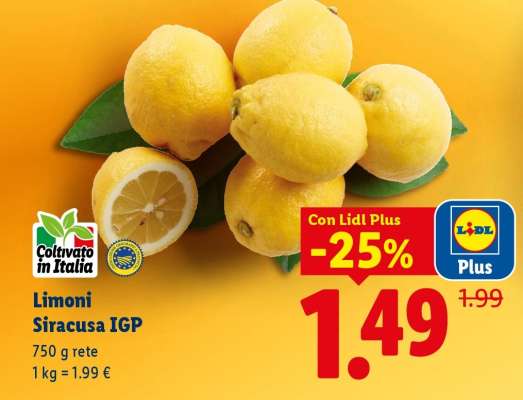 Limoni Siracusa IGP